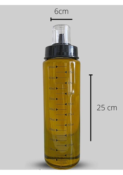 Şık Ahşap 2'li 500 ml Cam Yağlık ve Sirkelik Seti, damlatmaz, akıllı tasarım, siyah renk indirimleri