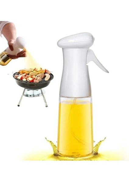 Yüksek Basınçlı Cam Yağ Püskürtücü 250 ml, Beyaz, 1 Parça