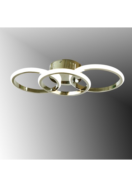 TT305-3-FSR Tt Aydınlatma Fransız Sarı Kaplama 3 Lü LED Avize fiyatları