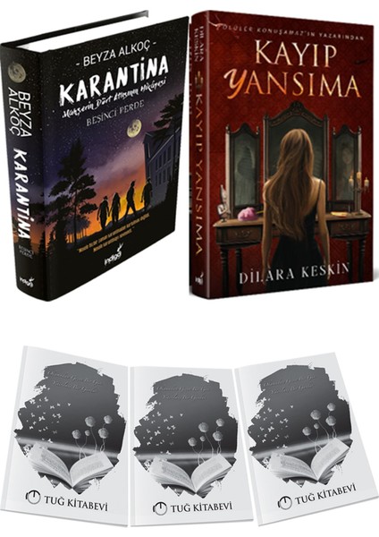 Kayıp Yansıma Ciltli ve Karantina 5 Ciltli Beyza Alkoç 2li Set + Hediyeli