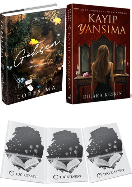 Kayıp Yansıma Ciltli ve Ephesus Yayınları Gökçen 3 Ciltli Loresima 2li Set + Hediyeli
