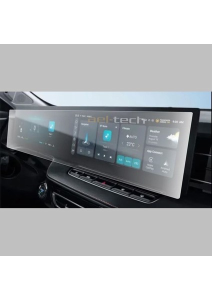 Mg Hs Yeni 12.3 Inç Dijital Gösterge ve Navigasyon Uyumlu Nano Ekran Koruyucu 2024 modelleri