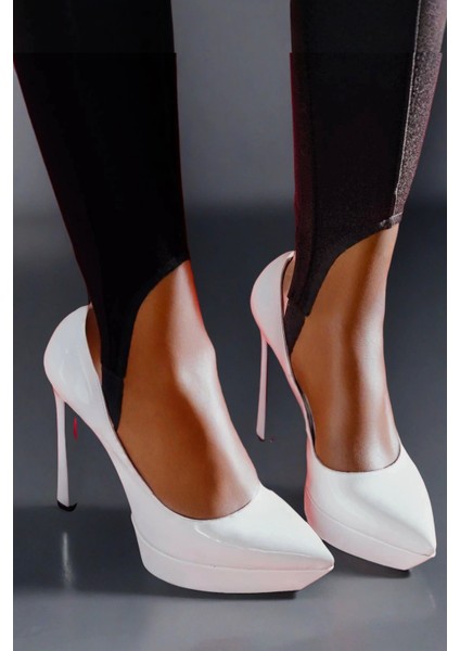 Kadın Moda Özel Tasarım Platform Ayakkabı Şık ve Zarif Abiye Ayakkabı