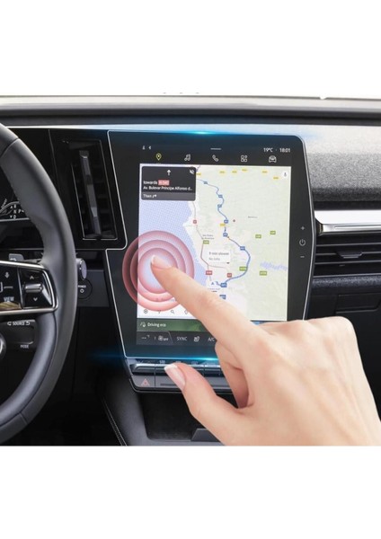 Renault Austral ile Uyumlu Ekran Koruyucu 12 Inç Techno Esprit Alpine modelleri
