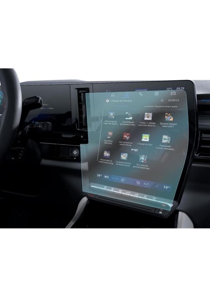 Renault Austral ile Uyumlu Ekran Koruyucu 12 Inç Techno Esprit Alpine indirimleri