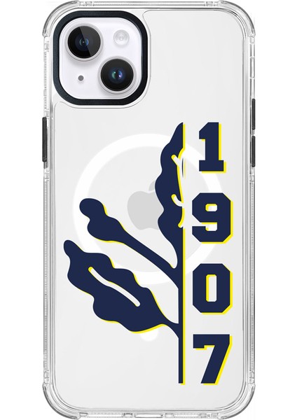 Apple iPhone 14 Uyumlu Fenerbahçe 1907 Palamut Magsafe Lisanslı Telefon Kılıfı