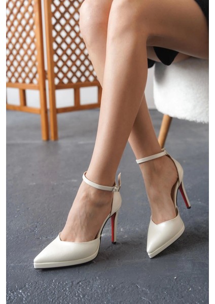 Kadın Moda Baretli Sivri Burun Topuklu Ayakkabı Şık ve Zarif Abiye Ayakkabı fiyatları