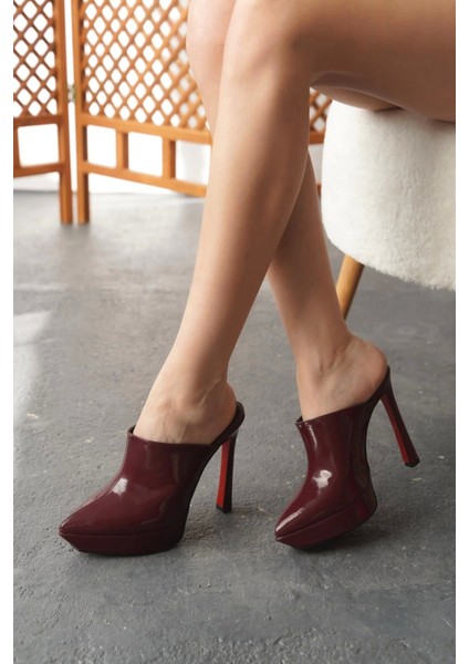 Kadın Moda Ince Topuklu Platform Terlik Şık Ve Zarif Abiye Ayakkabı fiyatları