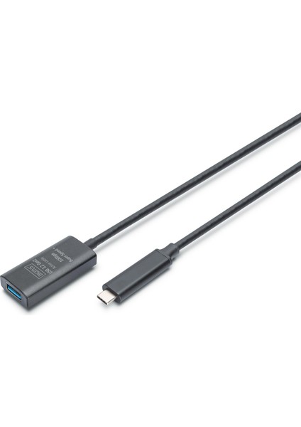 Dıgıtus Active Usb-C Extension Cable, 5m 10G, USB 3.2 Gen2, Usb-C - Usb-A (M/f)