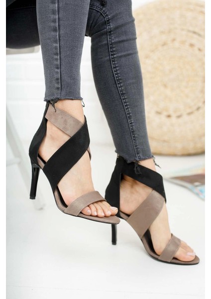 Kadın Moda Ince Topuklu Tasarım Bantlı Topuklu Ayakkabı Şık ve Zarif Abiye Ayakkabı modelleri