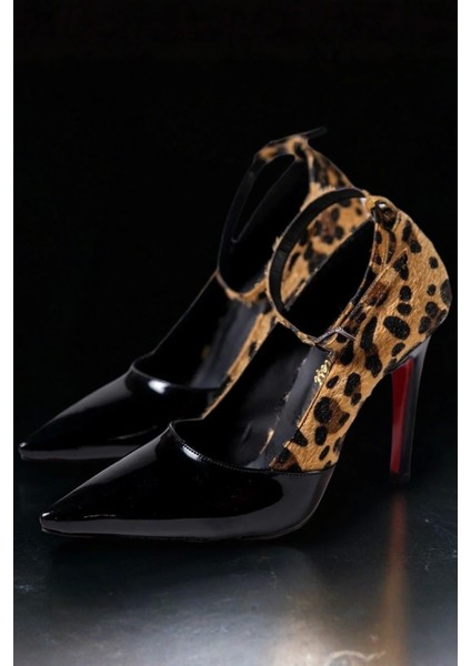 Kadın Moda Ince Topuklu Baretli Ayakkabı Stiletto Şık ve Zarif Abiye Ayakkabı modelleri