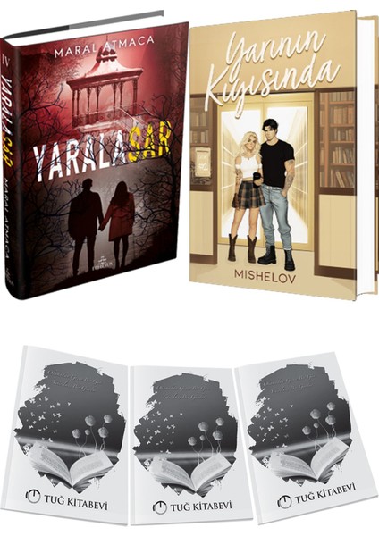 Yarının Kıyısında Ciltli ve Ephesus Yayınları Yaralasar 4 Ciltli Maral Atmaca 2li Set + Hediyeli