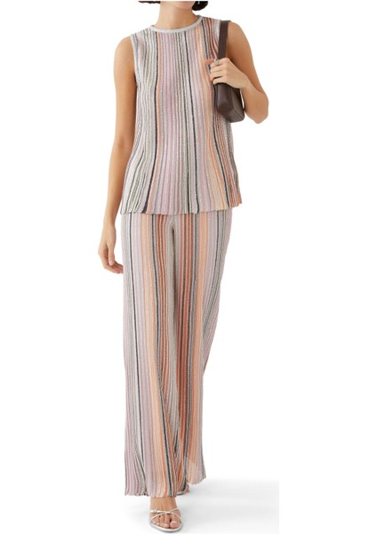 Simli Triko Bluz - Pembe fiyatları