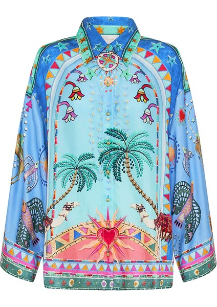 Şık Geniş Kollu Bluz