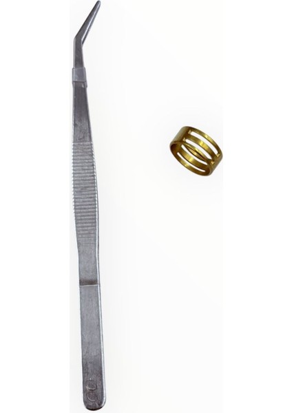 Cımbız Ve Halka Açma Yüzüğü 2 Li Takı Yapma Araç Gereç Malzemeleri