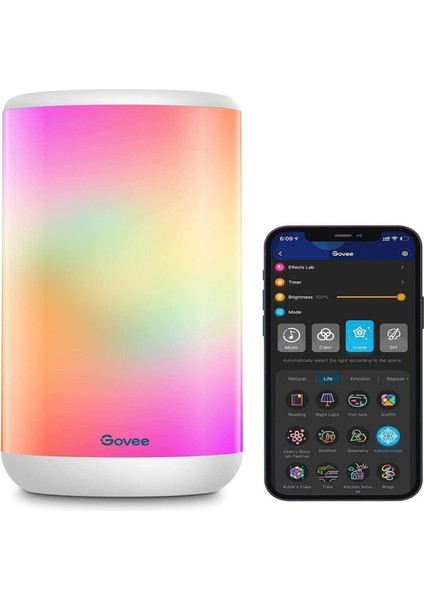 Akıllı Masa Lambası, Alexa ve Google Asistan ile Çalışan, 2200K-6500K Ayarlanabilir Renk