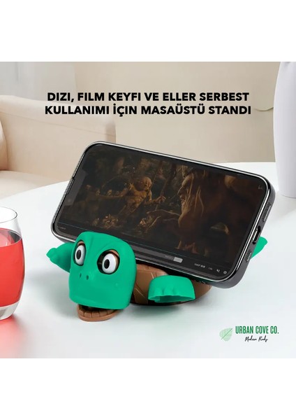 Hareketli, Çok Fonksiyonlu Sevimli Kaplumbağa Telefon Standı ve Bardak Altlığı fiyatları