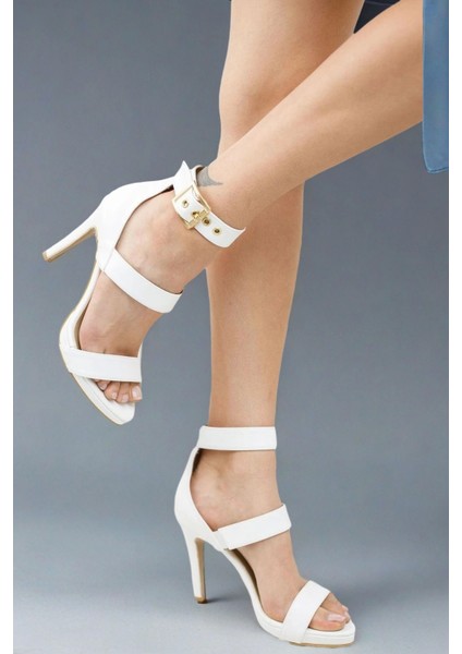 Kadın Moda Ince Topuklu Alçak Platform Ayakkabı Şık ve Zarif Abiye Ayakkabı