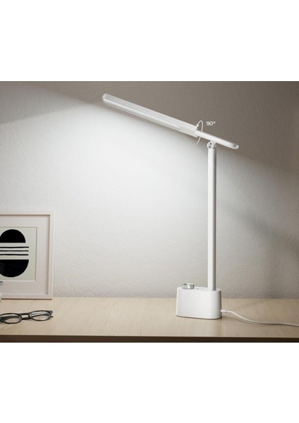 Katlanabilir LED Masa Lambası – USB A+C Şarj Portlu, 3 Renk Modu, Kısılabilir modelleri