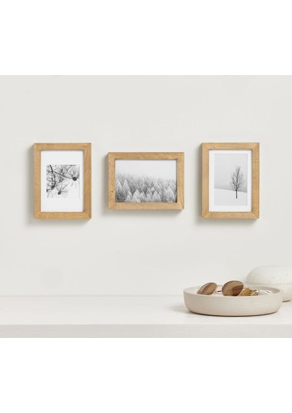 Çok Matlı Ahşap Galeri Masaüstü Çerçevesi, 6 x 20 fırsatları