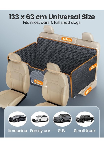 Köpek Battaniyesi Araba Koltuğu Kılıfı, Su Geçirmez, Kaymaz fiyatları