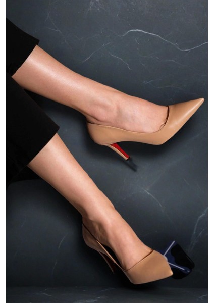 Kadın Moda Ince Topuklu Ayakkabı Stiletto Şık ve Zarif Abiye Ayakkabı