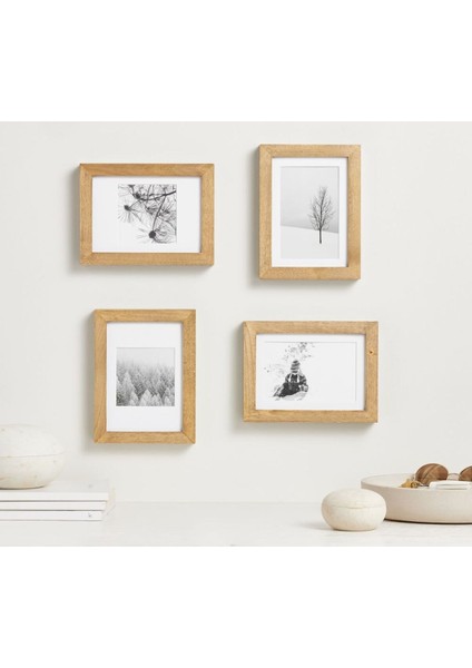 Çok Matlı Ahşap Galeri Masaüstü Çerçevesi, 6 x 20 modelleri