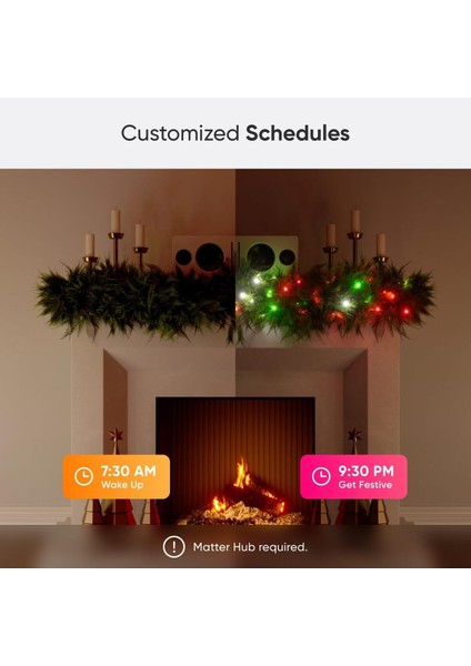 24 M Rgbıc Akıllı Işık Zinciri, IP44, Wifi, Alexa Uyumlu, Iç ve Dış Mekan fiyatları