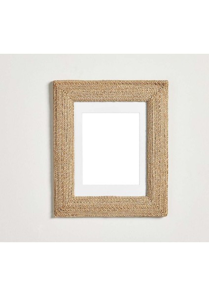 Abaka Halat Örgü Çerçeve, Doğal, El Örgüsu 20 x 25
