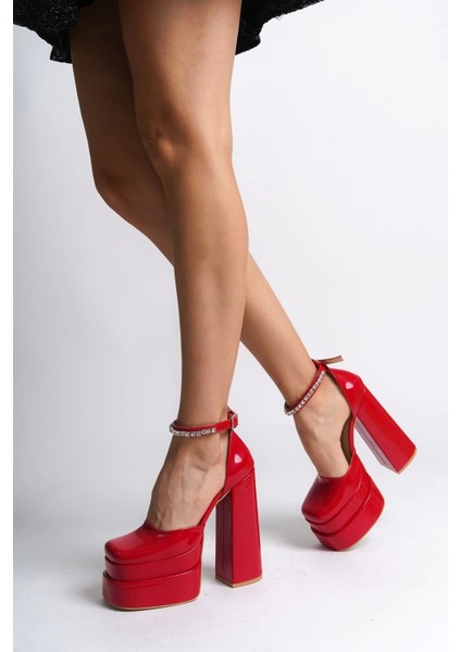 Kadın Moda Çift Platform Özel Tasarım Nikah ve Gelinlik Yüksek Topuklu Ayakkabısı Şık ve Zarif Topu fiyatları