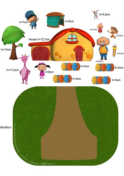 3D 42 Parça 3 Boyutlu Puzzle Pepee’nin Evi