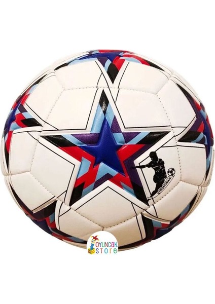 Futbol Topu Şampiyonlar Ligi Sert Zemin Halı Saha Futbol Topu No:5 Beyaz