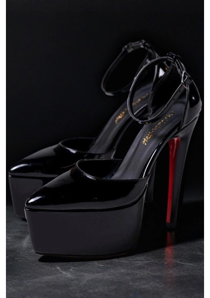 Kadın Moda Sivri Platform Özel Tasarım Topuklu Ayakkabı Şık ve Zarif Abiye Ayakkabı
