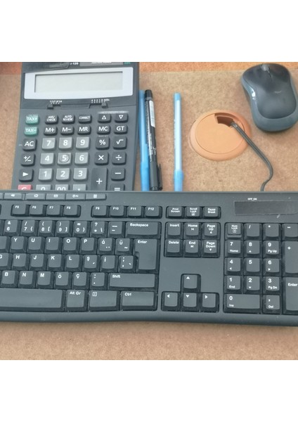 Masa Üstü Kablo Kanalı Deliği Kapağı Meşe Masa Kapağı 6 cm modelleri