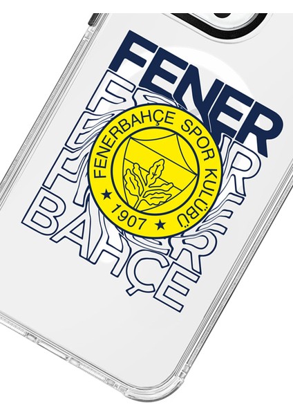 Apple iPhone 15 Pro Max Uyumlu Fenerbahçe Dalgalı Arma Magsafe Lisanslı Telefon Kılıfı modelleri