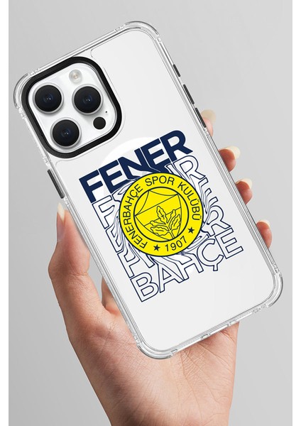 Apple iPhone 15 Pro Max Uyumlu Fenerbahçe Dalgalı Arma Magsafe Lisanslı Telefon Kılıfı fırsatları