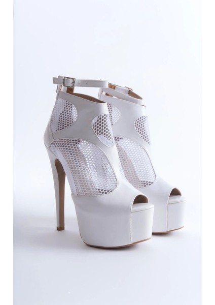 Kadın Moda Fileli Ince Topuklu Ayakkabı Şık ve Zarif Abiye Ayakkabı fiyatları