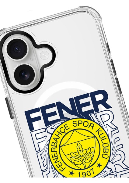 Apple iPhone 16 Uyumlu Fenerbahçe Dalgalı Arma Magsafe Lisanslı Telefon Kılıfı fiyatları