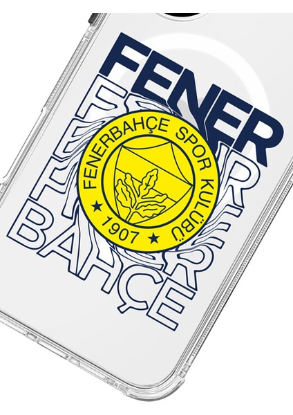 Apple iPhone 16 Uyumlu Fenerbahçe Dalgalı Arma Magsafe Lisanslı Telefon Kılıfı modelleri