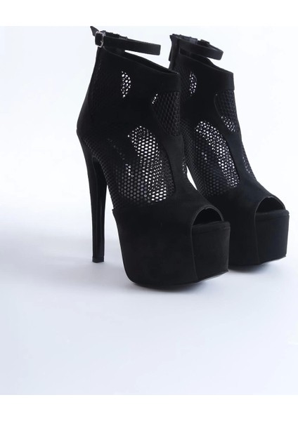 Kadın Moda Fileli Ince Topuklu Ayakkabı Şık ve Zarif Abiye Ayakkabı fiyatları