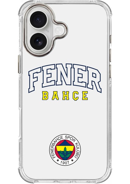 Apple iPhone 16 Uyumlu Fenerbahçe Kolej Lisanslı Telefon Kılıfı
