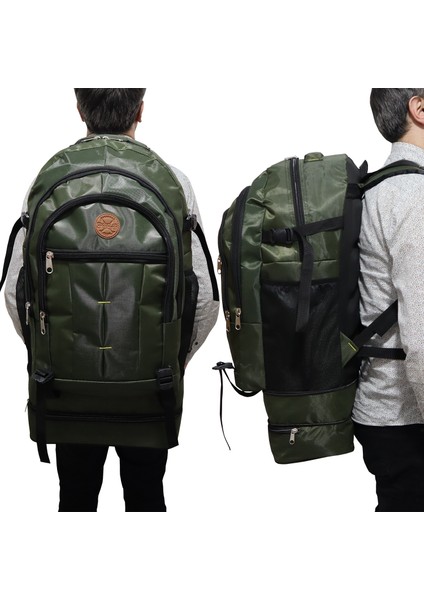 Kamp Ve Seyahat Çantası – 90 Litre Dağcı Sırt Çantası,Yeşil