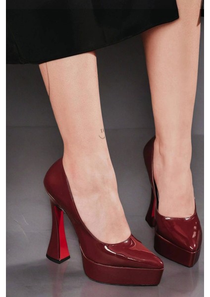 Kadın Moda Beyaz Özel Tasarım Platform Ayakkabı Şık ve Zarif Abiye Ayakkabı