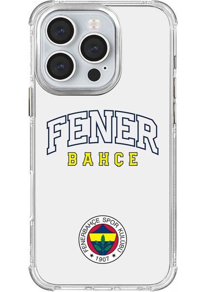 Apple iPhone 16 Pro Uyumlu Fenerbahçe Kolej Lisanslı Telefon Kılıfı