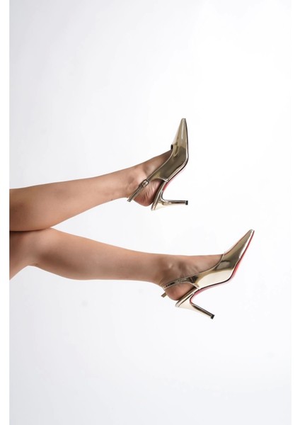 Kadın Moda Arkası Açık Kısa Topuklu Ayakkabı Şık ve Zarif Abiye Ayakkabı modelleri