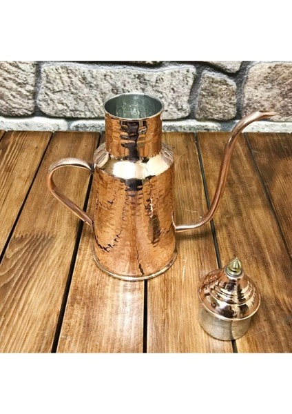 El Dövmesi Bakır Yağdanlık 500 ml, geleneksel ve şık el yapımı tasarım fırsatları