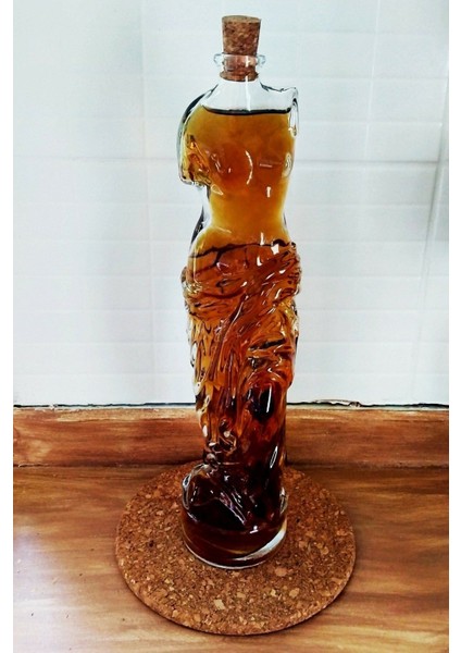 2'li Kadın Figürlü Yağdanlık ve Sirkelik, 500 ml, Şık ve Fonksiyonel Set, Beyaz