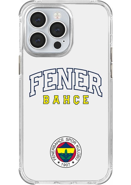 Apple iPhone 13 Pro Uyumlu Fenerbahçe Kolej Lisanslı Telefon Kılıfı