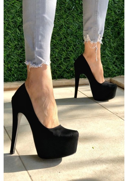 Kadın Moda Ince Topuklu Platform Ayakkabı Şık ve Zarif Abiye Ayakkabı