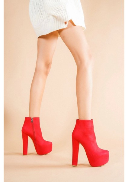 Kadın Moda Yüksek Topuk Platform Bot Şık ve Zarif Abiye Ayakkabı fiyatları